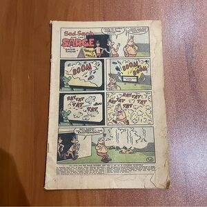 ⭐️Sad Sack Comic Book Page⭐️